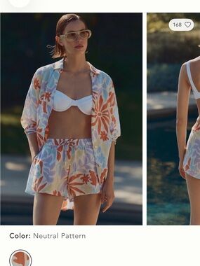 Anthropologie - 
LSPACE Rio Linen Pull-On Shorts